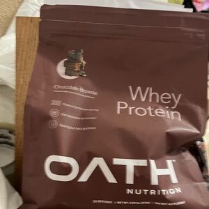 OATH Nutrition Chocolate Brownie Whey Protein